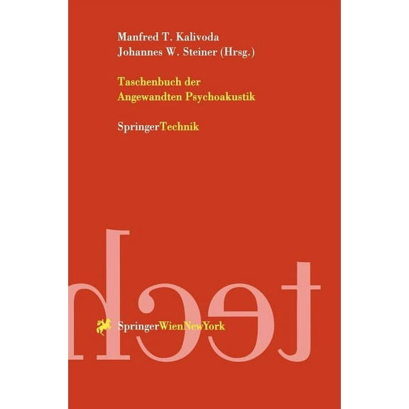 Taschenbuch Der Angewandten Psychoakustik, (Paperback)