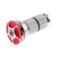 thumbnail image 1 of Tapa de vástago de dirección de bicicleta, aleación de aluminio, tornillo de expansión para bicicleta rojo, 1 of 7