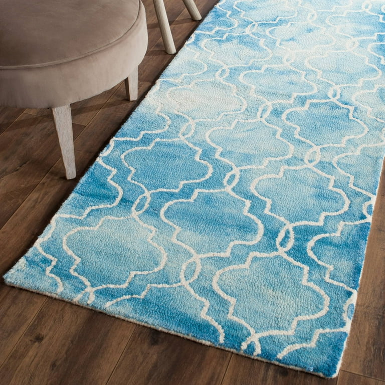 Safavieh Valencia Candence 2 x 8 Blue/Multi Indoor Distressed/Overdyed Vintage Runner