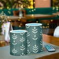 thumbnail image 3 of Yayeee Flameless Candles with Remote Flickering Battery Operated Multi Color Changing, Green Plants, 3 of 7