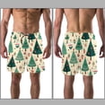 thumbnail image 3 of luoweisi Men's Beach Shorts Quick Dry Swim Trunks with Mesh Lining Christmas Tree M, 3 of 5