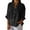 515_Black, variant on Button Up Shirts Women Ladies Summer Cotton And Linen Tie Back Design Shirt Loose Blouse Casual Top White Spring Tops XL