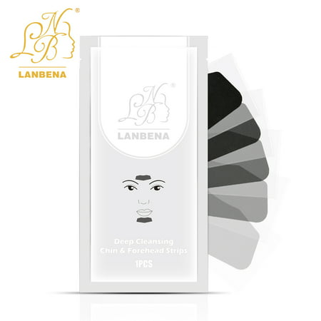1 PCS LANBENA Deep Cleansing Nose Pore Strip Nose Blackhead Remover Cleaner Strips Cheek Forehead Black Posted Paste Nasal Membrane Tear Pull Blackhead Paste Acne Remove (Best Product For Deep Forehead Wrinkles)