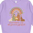 thumbnail image 3 of Inktastic Matthew 1:21 Nativity Scene the Greatest of All Toddler Sweatshirt, 3 of 4