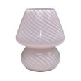 thumbnail image 6 of Mushroom Table Lamp - Modern Glass LED USB Night Light for Bedroom Decor,7.5x5.5x5.5in, 6 of 8
