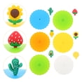 thumbnail image 4 of 6Pcs Silicone Lids for Cups Dust Proof Liquid Leakage Prevention Home Use, 4 of 8