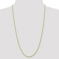 thumbnail image 2 of 10K Yellow Gold 2.25mm Handmade Diamond Cut Rope Chain 24 Inch, 2 of 6
