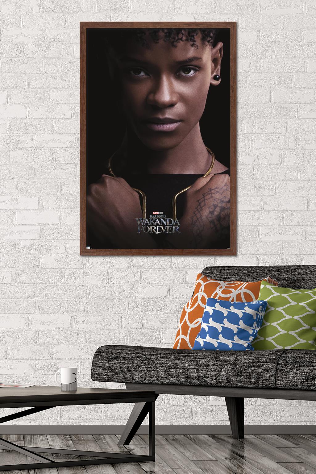 Marvel Black Panther: Wakanda Forever - Shuri One Sheet Wall Poster, 22.375" x 34" Framed