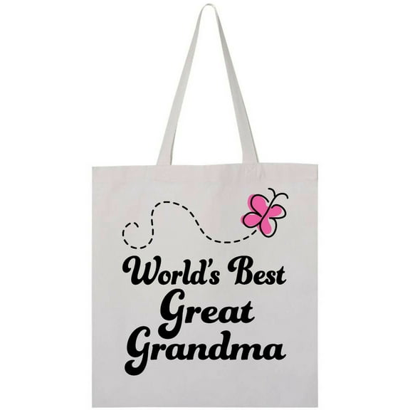 Inktastic Worlds Best Great Grandma Tote Bag