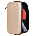 thumbnail image 2 of Pusena Customizable Ping Pong Paddle Case - Hard Shell Square Storage Bag with Straw Weave Pattern, Black - Durable EV Composite Material for Tennis & Fitness Equipment, Portable & Reliable Sports, 2 of 6
