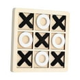 thumbnail image 2 of Tic TAC Toe Juego de mesa Rompecabezas Juego familiar Hecho a mano Clásico interactivo XO Table Toy Noughts and Crosses para niños Outdoor Indoor, 2 of 9