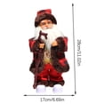 thumbnail image 4 of Toystoory Navidad Santa Claus música juguete portátil alimentado por lindo decorativo restaurante Oficina dormitorio café Festival decoración Kits de decoración para fiestas Tipo 1 Toystoory HA069034-01B, 4 of 6