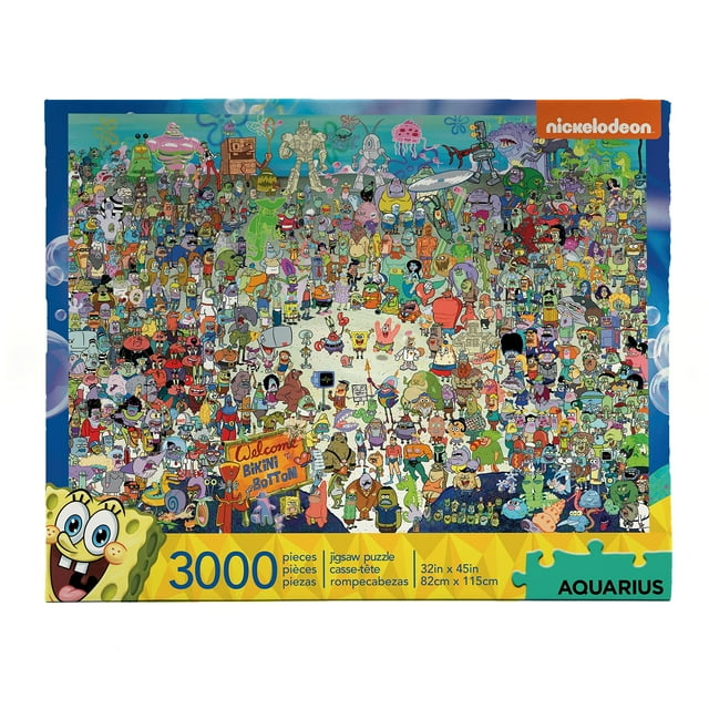 Puzzle Aquarius de Bob Esponja, 3000 piezas