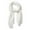 White, variant on BUWTTED Women's Scarves Lightweight Solid Color Thin Vintage Shawl Wrap Cozy Soft Elegant Fall Warm Winter Scarves Size:One Size