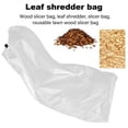 thumbnail image 3 of ZenCart Wood Chipper Bag Thicken Fabric Wood Chip Collection Bag with Drawstring Double Rope Clip Large Capacity Reusable Sawdust Collection Bag for Wood Slicer, 3 of 8