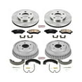 thumbnail image 3 of Power Stop Front and Rear Stock Replacement Drum and Shoe Kit KOE15120DK, 3 of 9