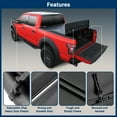 thumbnail image 6 of Spec-D Tuning Soft Quad Fold Tonneau Cover Compatible with 2004-2012 Chevy Colorado, GMC Canyon Standard/Extended Cab, 2006-2008 Isuzu I-series Standard/Extended Cab 72" Long Bed, 6 of 7