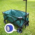 thumbnail image 1 of LIFKOME Boat Trailer Roller Wheel Blue PVC Ribbed Design Easy Install Replacement, 1 of 6