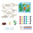 thumbnail image 3 of de pintura de modelo de dinosaurio para colorear, juguete creativo, tu propio dinosaurio, manualidades artísticas de dinosaurios das a, 3 of 9