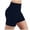 ZA-Navy-shorts for women, variant on Yourumao Yoga Shorts with Pockets for Women High Waist Tummy Control Shorts Solid Stretchy Casual Tights Summer Sporty Bicycle Shorts