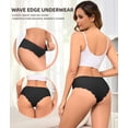 thumbnail image 2 of Braguitas de bikini de seda helada sin costuras de la marca Underwear Riozz, paquete de 6, 2 of 6
