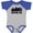 Heather and Royal, variant on Inktastic Boston Massachusetts City Skyline with Grunge Boys or Girls Baby Bodysuit