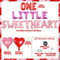 thumbnail image 6 of One Little Sweetheart Valentine’s Day Theme Party Decorations, Foil Balloon Set for Valentine’s First Birthday Party Supplies, Sweet Heart Balloon Kits for Valentines One-Year Anniversary, 6 of 7