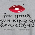 thumbnail image 3 of Marilyn Monroe - Pop Culture Icon - Be Your Own Kind Of Beautiful - Women's Oversized T-Shirt, 3 of 5