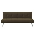 thumbnail image 4 of Serta Chelsea Modern Futon, Brown Fabric, 4 of 16