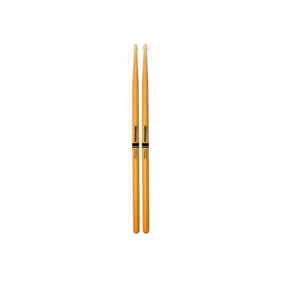 Promark Active Grip Clear Rebound 5A Hickory Wood Tip Drumsticks