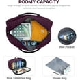 thumbnail image 3 of Travel Duffle Bag, Weekender Bag for Women with Toiletry Bag Carry on Overnight Bag with Laptop Compartment, Yoga Gym Bag with Wet Pocket Shoe Bag, Hospital Bag for Labor and Delivery, 3 of 6