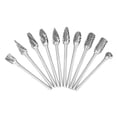 thumbnail image 1 of Juego de 10 fresas de acero de carburo de tungsteno Bling Bling limas rotativas 2,35 x 6 mm, 1 of 10