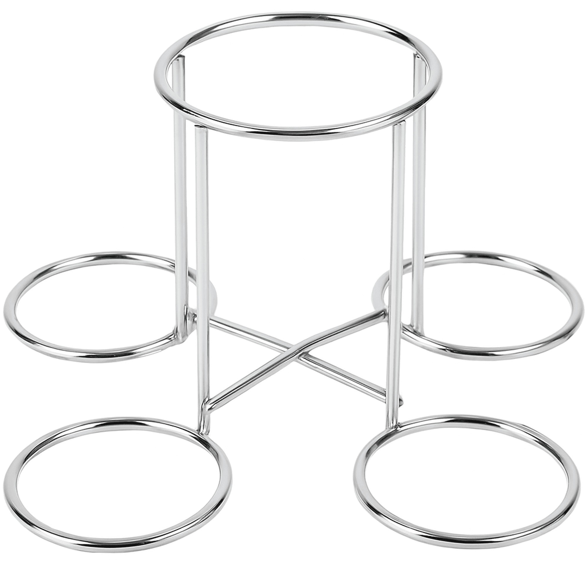 Beer Can Chicken Roaster Rack – Chrome Steel Vertical Cooking Stand for Grill or Oven, Upright BBQ Chicken Holder