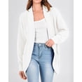 thumbnail image 3 of Suéter tipo cárdigan KIRUNDO 2024 Fall Open Front para mujer, 3 of 6