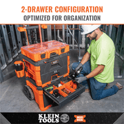 Klein Tools MODbox Two Drawer Rolling Tool Box