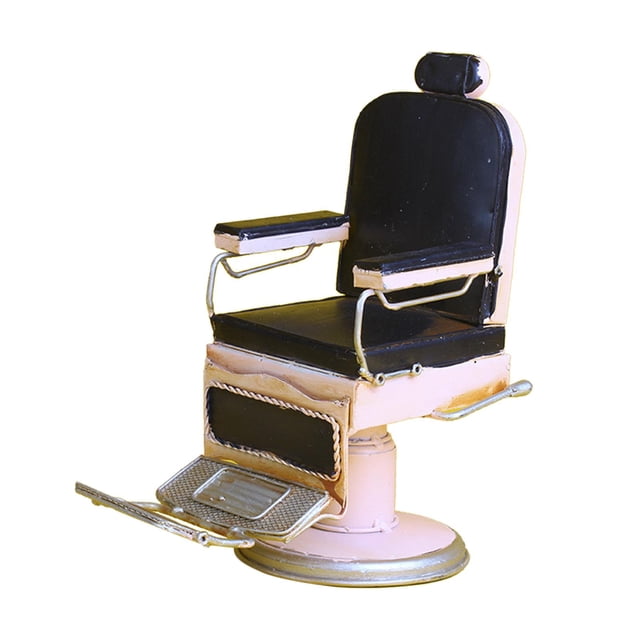 Silla de peluquería creativa decorativa Mini modelo de estilo europeo de Cuadrado pequeño Sunnimix asiento de barbero