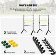 EastPoint Sports Go! Gater Premium Steel Ladderball Set Features