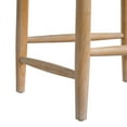 thumbnail image 4 of Christopher Knight Home 25.8" Boho Bar Stools, Backless Chairs with Wicker Seat, Wood Frame, Natural, Set of 2, 4 of 11