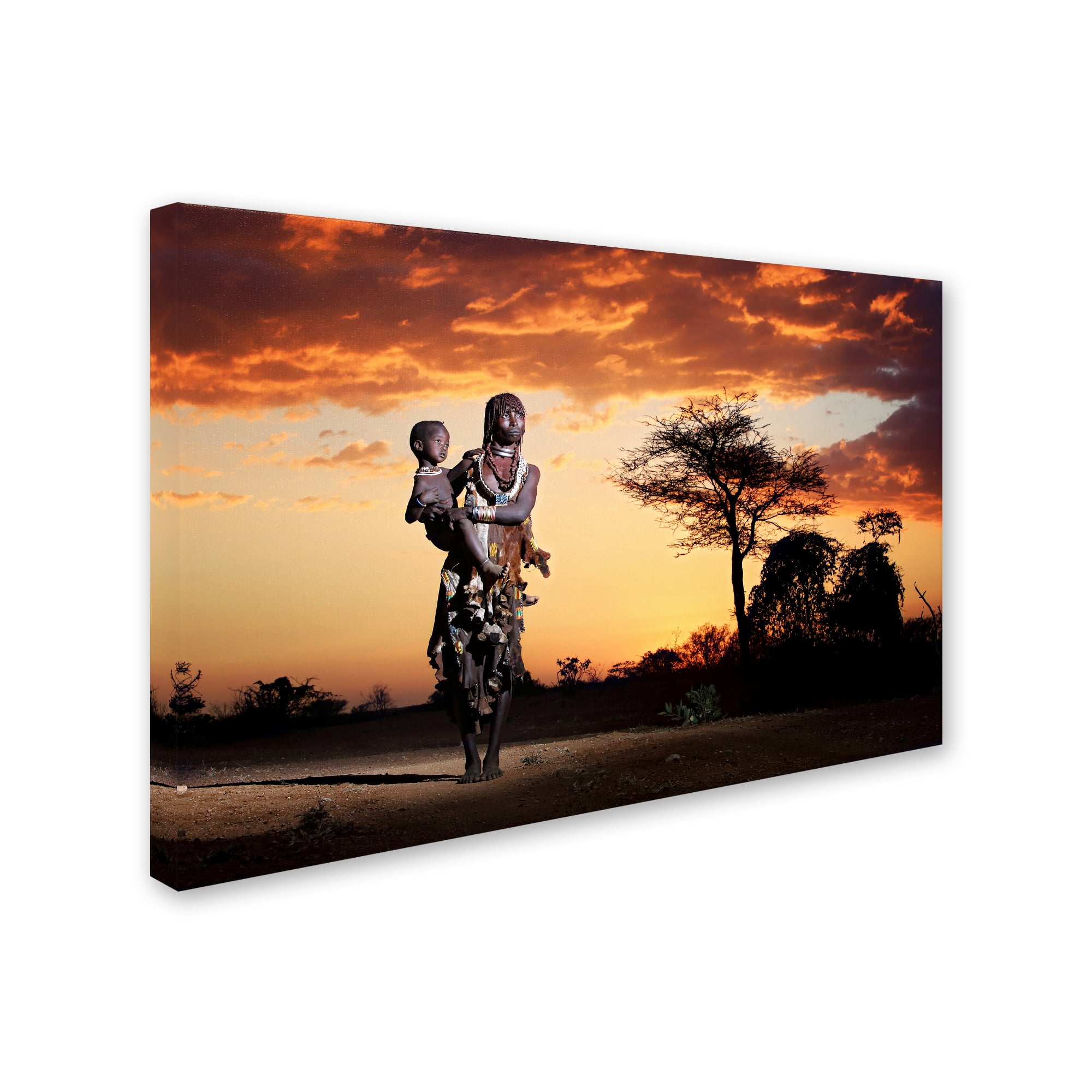 Trademark Fine Art 'Mother And Child' Canvas Art by Vedran Vidak