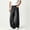 B_ Black, variant on YLSDY Men's Baggy Wide Leg Jeans, Button Waist, Classic Pockets, Loose Fit Denim Trousers for Streetwear & Casual Dark Blue M