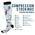 thumbnail image 2 of FORMRS Womens Knee High Socks Casual Long Thick Travel Daily Wear, 2 Pairs, Ice Rink, 2 of 6