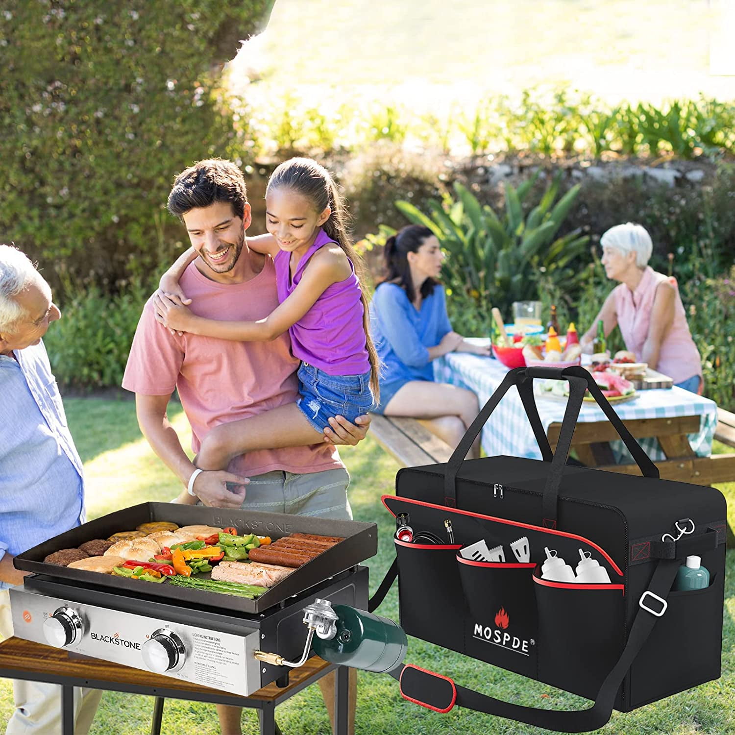 MOSPDE Durable and Water-Resistant Mesh Grill Bags