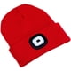 thumbnail image 5 of Gorro de punto LED con linterna frontal, unisex, con 4 luces LED, ideal para el invierno (rojo), 5 of 7