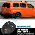 thumbnail image 2 of Unique Bargains Keyless Entry Remote Car Key Fob 15114374 315MHz for Chevrolet Uplander 2005-2008 HHR 2006-2011 4 Buttons, 2 of 7