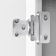 thumbnail image 4 of 1/2Inch Overlay Semi Partial Wrap Around Self Closing Kitchen Cabinet Hinges, 4 of 9