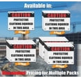 thumbnail image 4 of PROTECTIVE CLOTHING REQUIRED IN THIS AREA | Warning Notice Caution Danger 3mm PVC Sign, 4 of 4