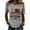 Gray, variant on Youpwaven Women's America 250th Anniversary USA T-Shirt, 1776-2026 We The People Patriotic Graphic Top, 250 Years Celebration Independence Day Crew Neck Tee