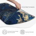 thumbnail image 4 of Disketp Golden Blue Mountains Pillowcase, Queen Size Pillow Cases for Bedroom,Office,Sofa, Pillow Cover with Envelope Closure - 20x36in, 4 of 7
