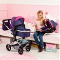 thumbnail image 3 of Bayer Baby Doll City Vario Pram Toy Baby Doll Stroller with Diaper Bag, 3 of 10