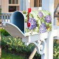 thumbnail image 5 of Hydrangea Floral Butterflies Decoration Mailbox Cover with Magnetic Strip Spring Mailbox Wraps Post Letter Box Cover Standard Size 21" X 18" for Garden Outdoor Yard Decor, 5 of 6